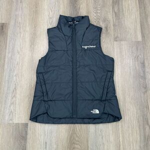 The North Face Vest Womens Medium Black Puffer Outdoor Hiking Full Zip Dome